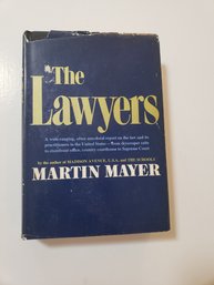 The Lawyers Martin Mayer FIRST EDITION Hardcover Vintage