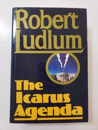 SIGNED FIRST EDITION The Icarus Agenda By Robert Ludlum Hardcover