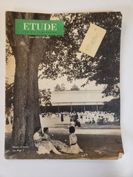 June 1955 The Etude Music Magazine Sheet Music Vintage