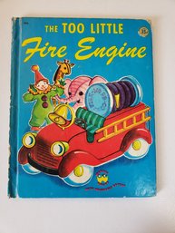 The Too Little Fire Engine-HC-Wonder Books #526-Jane Flory-1950