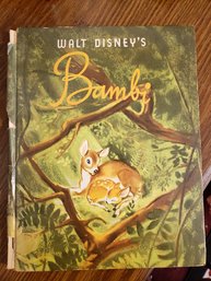 Walt Disney's Bambi Gallery 1941 Vintage Childrens Book