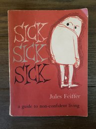 SICK SICK SICK Jules Feiffer 1958 1st Edition 11th Printing Vintage PB