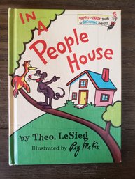 Dr. Seuss In A People House Theo LeSieg VTG Collectible Book Club Edition 1972