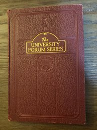 The University Forum Series Volume 12 Effective Speech - Vintage HC - 1930