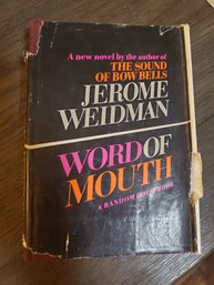 Weidman, Jerome WORD OF MOUTH 1st Printing Hardcover With Dust Jacket 1964