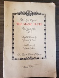 Mozart - The Magic Flute - The Royal Edition Of Operas Edward J. Dent