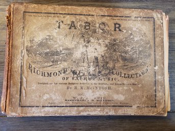 Tabor: Or, The Richmond Collection Of Sacred Music - Vintage HC 1867