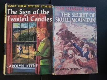 Lot Of 2 Nancy Drew & Hardy Boys Mystery Vintage HC - 1933/1948 - Keene/Dixon