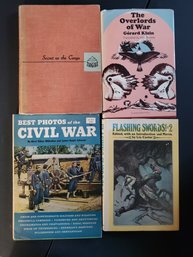 Lot Of 4 Vintage Hardcover - War Books - Congo, Civil War, Historical Etc.