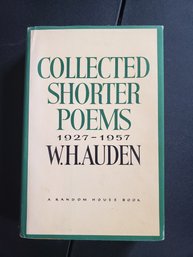 COLLECTED SHORTER POEMS W.H. Auden POETRY 1927-1957 HC/DJ