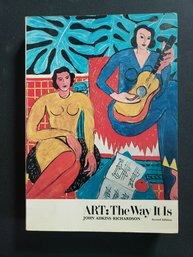 Art: The Way It Is, John Adkins Richardson, Paperback, Second Edition 1980