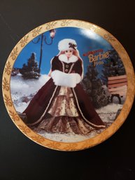 Happy Holidays 1996 Barbie Limited Edition Collectors Plate