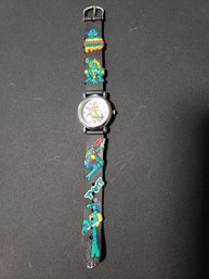 Vintage Teenage Mutant Ninja Turtles Kids Watch - Untested