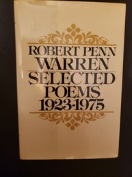 SELECTED POEMS 1923-1975 Warren, Robert Penn Vintage H/C D/J First Trade Edition