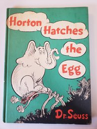 Dr. Seuss Horton Hatches The Egg 1940 Lithograph First Printing Hardcover