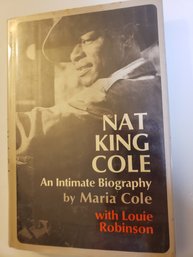 Nat King Cole An Intimate Biography By Maria Cole H/C D/J Ex-library 1971