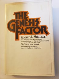 First Edition The Genesis Factor By Robert A. Wallace (Hardcover) 1979