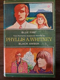 BLUE FIRE / BLACK AMBER By Phyllis A. Whitney Vintage 1961 & 1964 BCE Hardcover