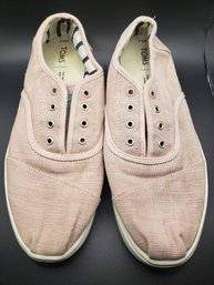 Tom's Women's Classics Canvas Flats Size US 9.5 (Light Pink)