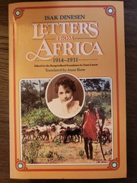 Letters From Africa, 1914-1931 By Isak Dinesen (1984, Trade Paperback)