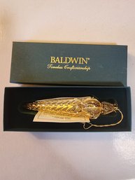 Baldwin 1998 24K Timeless Craftsmanship Merry Memories Icicle Christmas Ornament