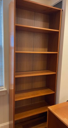 Tall Wooden Narrow Bookcase