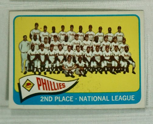 1965 Topps Baseball # 338 Philadelphia Phillies - 1964