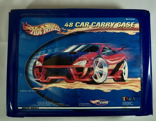 #14 - 2001 48 Car Hot Wheels Carrying Case Full