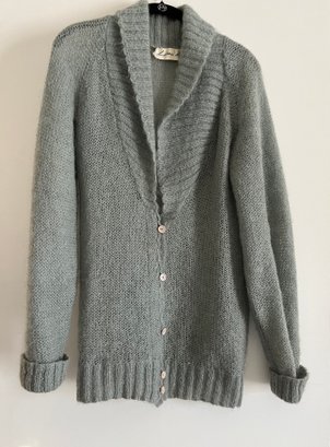 Lillie Ruben Seafoam Mohair Knit Sweater - MB36
