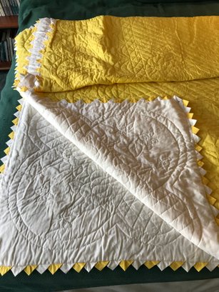 Yellow & White Quilt
