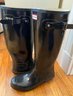 Womans Hunter Tall Black Rain Boots Size 10 Worn Only A Few Times
