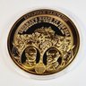 Huge 24k Gold Layered Proof Coin/medal 1864 American Civil War - Sherman's March To The Sea