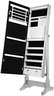 #7 Radiant Silver Jewelry Cheval Armoire - Full Length Mirror Make Up Storage Organizer Inspired Home