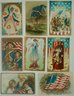 #81- Lot Of 8 Patriotic/ Uncle Sam Holiday Postcards