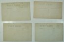 #100 Lot Of 4 Circus, Carnival  RPPC, Colored Postcards & Photos