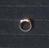 #15- 10k Size 11 Masonic Ring W/Diamond- 6.4 G