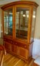 DR Cherry China Cabinet 2 Pieces Lighted