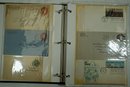 #17- Binder Of First Day Covers, Postal Envelopes, Post Cards, Stamp Sheets
