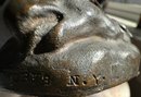 Bronze Wolf Signed Antoine-Louis Barye (1796-1875) & Roman Bronze Works NY - K1