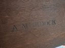 Antique & Restored Inlaid Card Table Signed A. Murdock - FR4