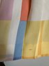 Authentic Chanel Silk Pastel Plaid Pleated Skirt - MB3