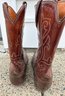 Mens Vintage Lucchese Leather Cowboy Boots Size 9.5 - G6