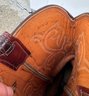 Mens Vintage Lucchese Leather Cowboy Boots Size 9.5 - G6
