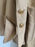 Designed By Mortana Of Italy Two Piece Halter Dress With Jacket - Goldtone Buttons - MB18