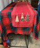 #969  Christmas Table Runner 66' Long  & Christmas Table Cloth 77 1/2' Long