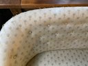 Solid Settee With Queen Anne Legs