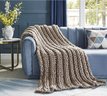#16 Cozy Tyme 100 Polyester Throw - Taupe  Design: Yolly  Cozy  Extra Soft 50'x70'