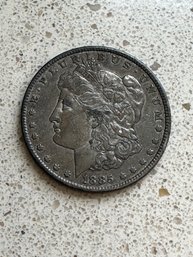 1885 Morgan Silver Dollar - 7