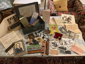 AMAZING LOT - War Time Memorabilia Of The Service Of Sargent John Sluben - 67