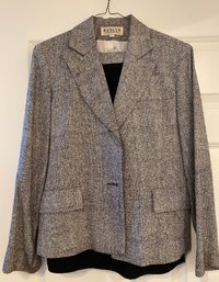 3 Piece Renlyn Brand Suit Jacket With Skirt And Sleeveless Tunic 12P - 89
